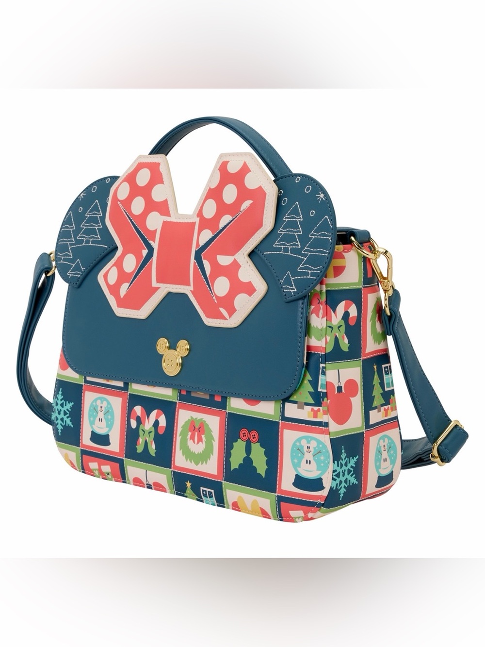 Loungefly Disney Bag
Minnie Mouse Holiday Crossbody🎄🎄🆕🆕🆕